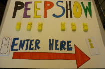 Peep Show Sign
