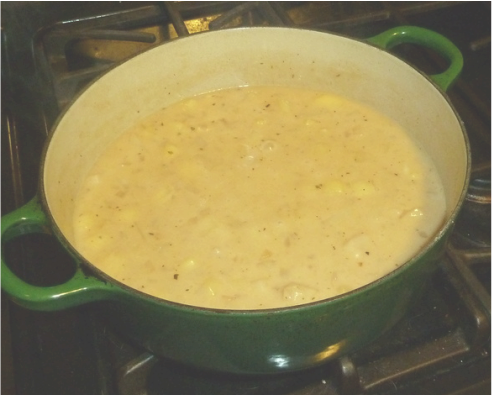 Cheddar Apple Soup