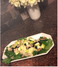 Protein Packed Vegan Tempeh Kale Salad