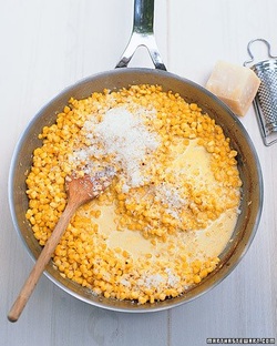 Creamed Corn with Parmesan